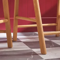 Ivory Boucle Curved Back Ezra Counter Stool