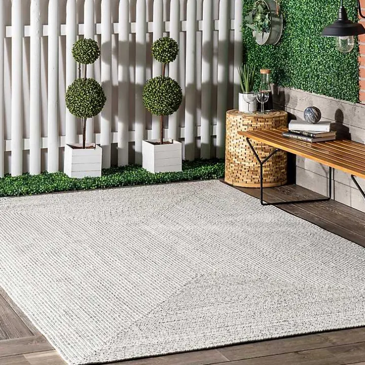 Ivory Braided Lefebvre Area Rug, 10x14
