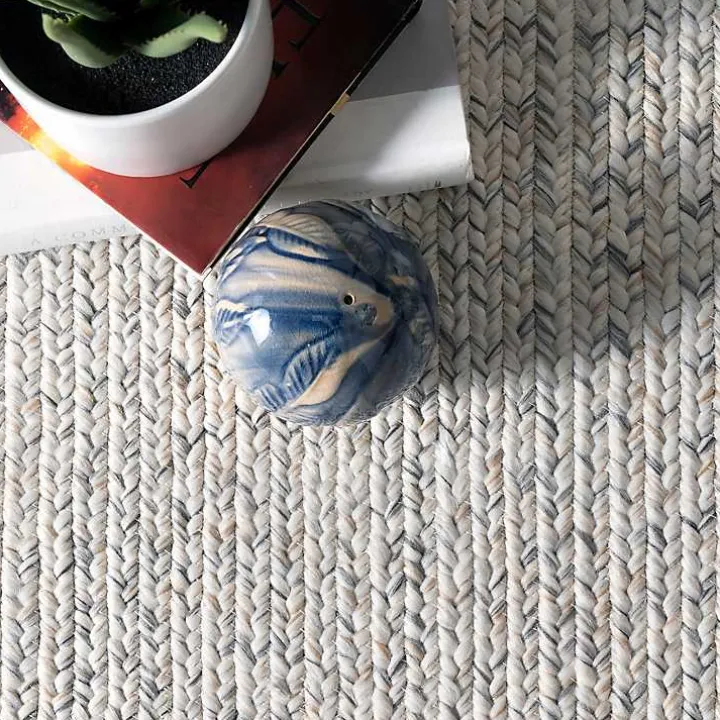 Ivory Braided Lefebvre Area Rug, 12x15