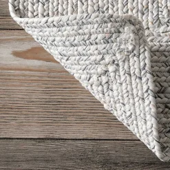 Ivory Braided Lefebvre Area Rug, 12x18