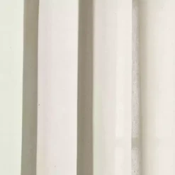 Ivory Faux Linen Curtain Panel Set, 84 in.