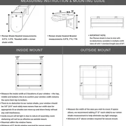 Ivory Faux Silk Room Darkening Roman Shade, 31 in.