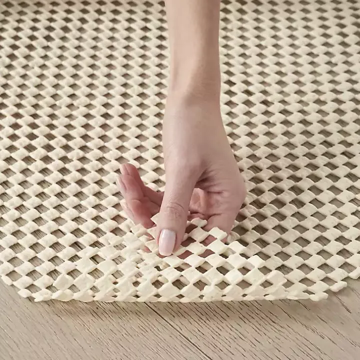 Ivory Gridlock Non-Slip Rug Pad, 3x4