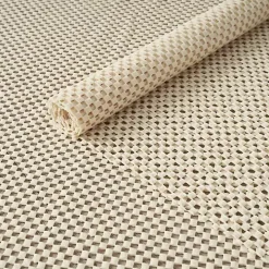 Ivory Gridlock Non-Slip Rug Pad, 2x8
