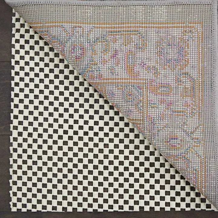 Ivory Gridlock Non-Slip Rug Pad, 8x10