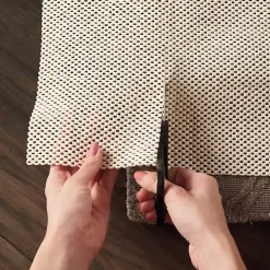 Ivory Gridlock Non-Slip Rug Pad, 9x12