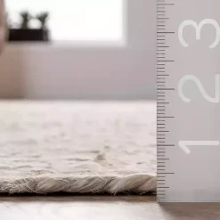 Ivory Hand Woven Rigo Jute Area Rug, 9x12