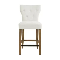 Ivory Harrison Tufted Counter Stool