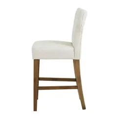 Ivory Harrison Tufted Counter Stool