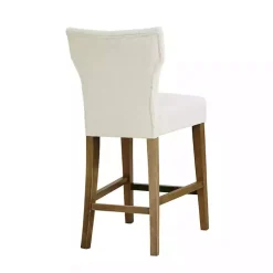 Ivory Harrison Tufted Counter Stool