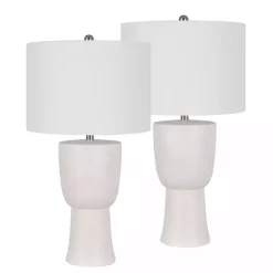 Ivory Maddie Table Lamps, Set of 2