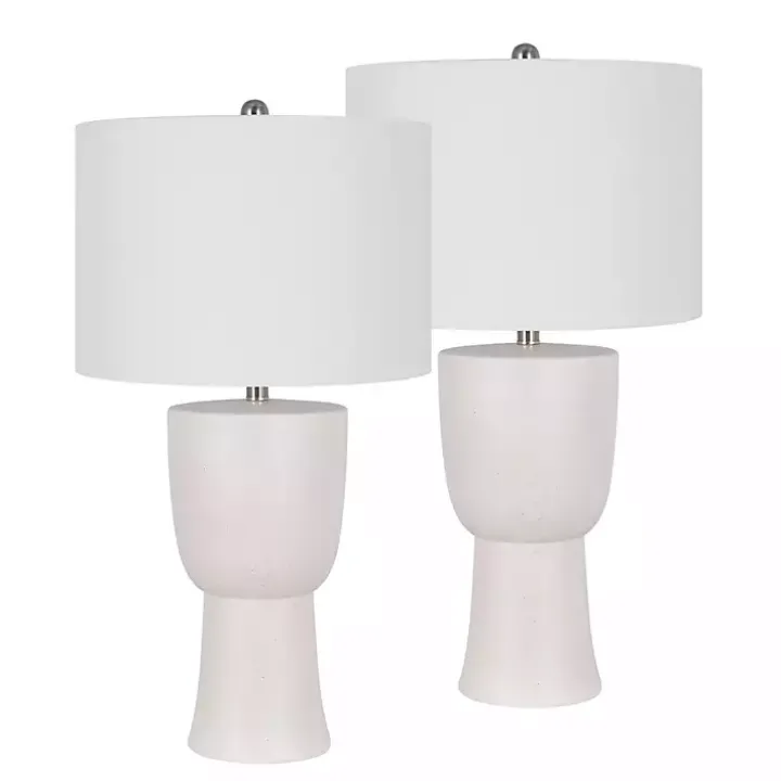 Ivory Maddie Table Lamps, Set of 2