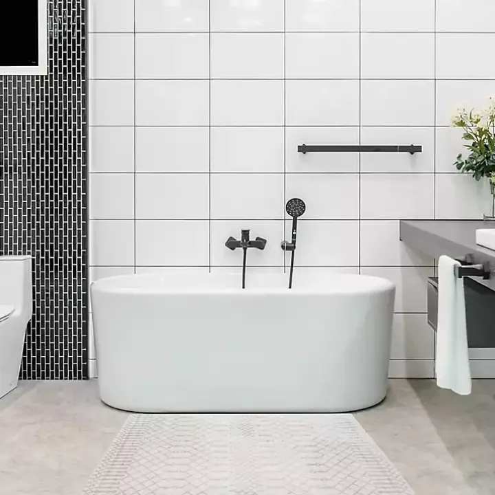 Ivory Moroccan Washable Area Rug, 3x5