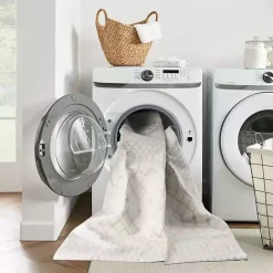 Ivory Moroccan Washable Runner, 2x8