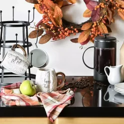 Ivory Pumpkin Happy Fall 2-pc. Ceramic Mug Set