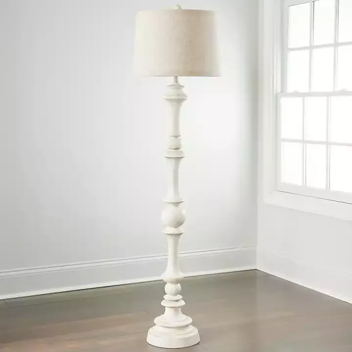 Ivory Savannah Floor Lamp