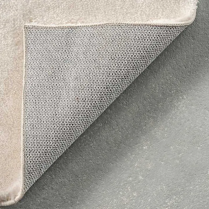 Ivory Shag Washable Area Rug, 8x10