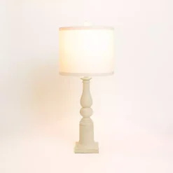 Ivory Spindle Charlotte Table Lamp