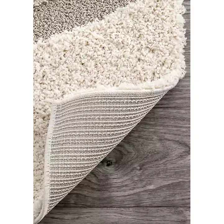 Ivory Swirl Carolyn Area Rug, 5x8