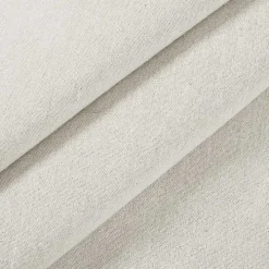 Ivory Top Knotted Burlap Curtain Panel Set, 84 in.