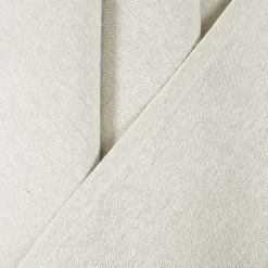 Ivory Top Knotted Burlap Curtain Panel Set, 95 in.