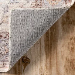 Ivory Transitional Floral Area Rug, 8x10