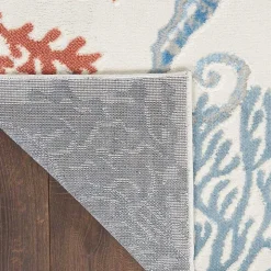 Ivory Underwater Paradise Area Rug, 5x7