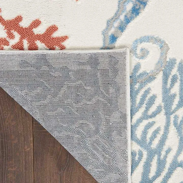 Ivory Underwater Paradise Area Rug, 5x7