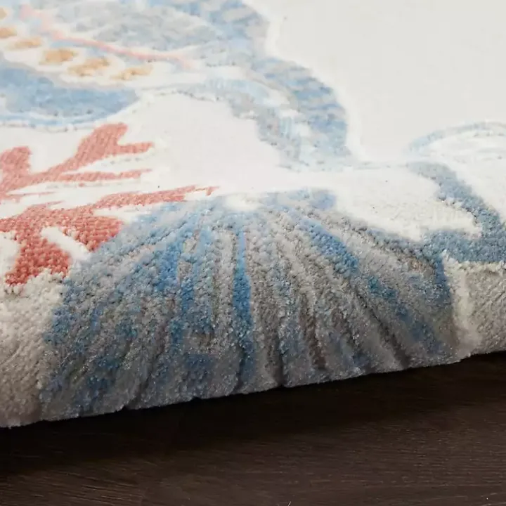Ivory Underwater Paradise Area Rug, 5x7