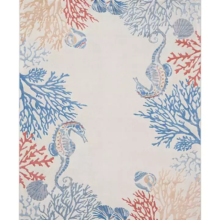 Ivory Underwater Paradise Area Rug, 7x9
