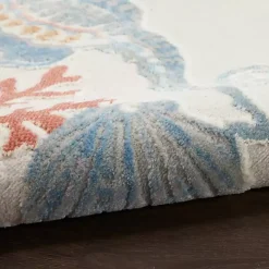 Ivory Underwater Paradise Area Rug, 7x9