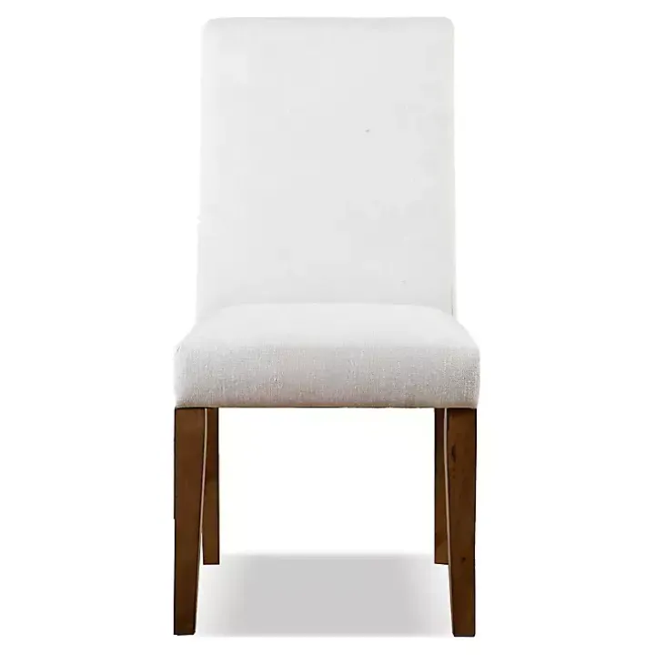 Ivory Upholstered Katie Dining Chairs, Set of 2