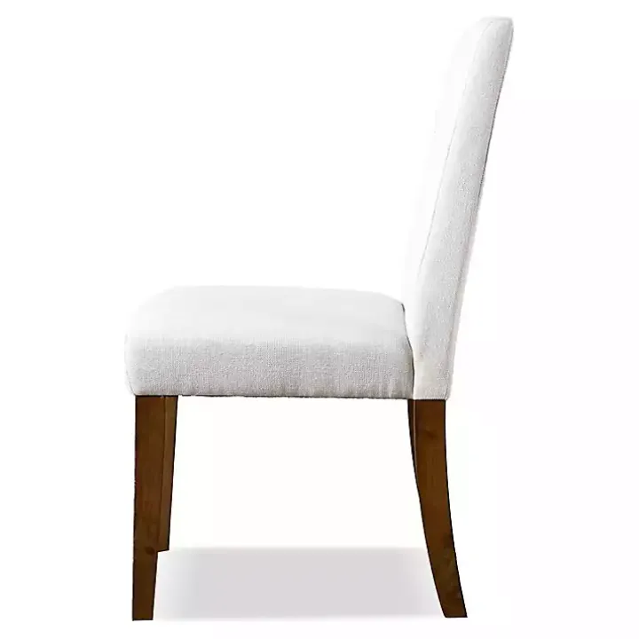 Ivory Upholstered Katie Dining Chairs, Set of 2