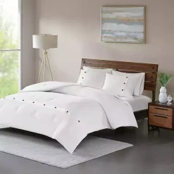 Ivory Waffle Weave 3-pc. Full/Queen Comforter Set