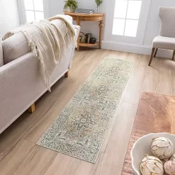 Ivory Wilcox Medallion Runner, 2x8