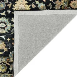 Jackson Black Hand-Tufted Area Rug, 5x7