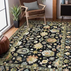 Jackson Black Hand-Tufted Area Rug, 8x10