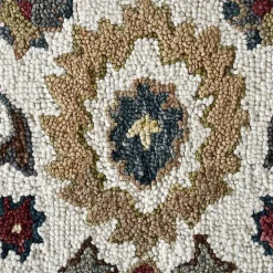 Jackson Ivory Hand-Tufted Area Rug, 5x7