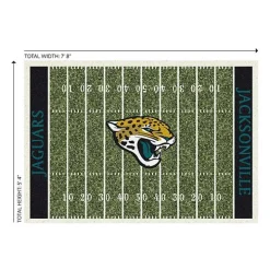 Jacksonville Jaguars Home Field Area Rug, 6x8