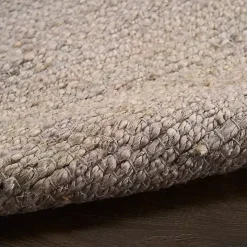 Jaxon Gray Natural Jute Area Rug, 8x10
