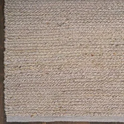 Jaxon Gray Natural Jute Area Rug, 8x10