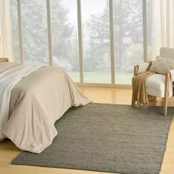 Jaxon Sage Natural Jute Area Rug, 5x7