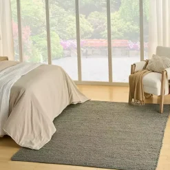 Jaxon Sage Natural Jute Area Rug, 8x10