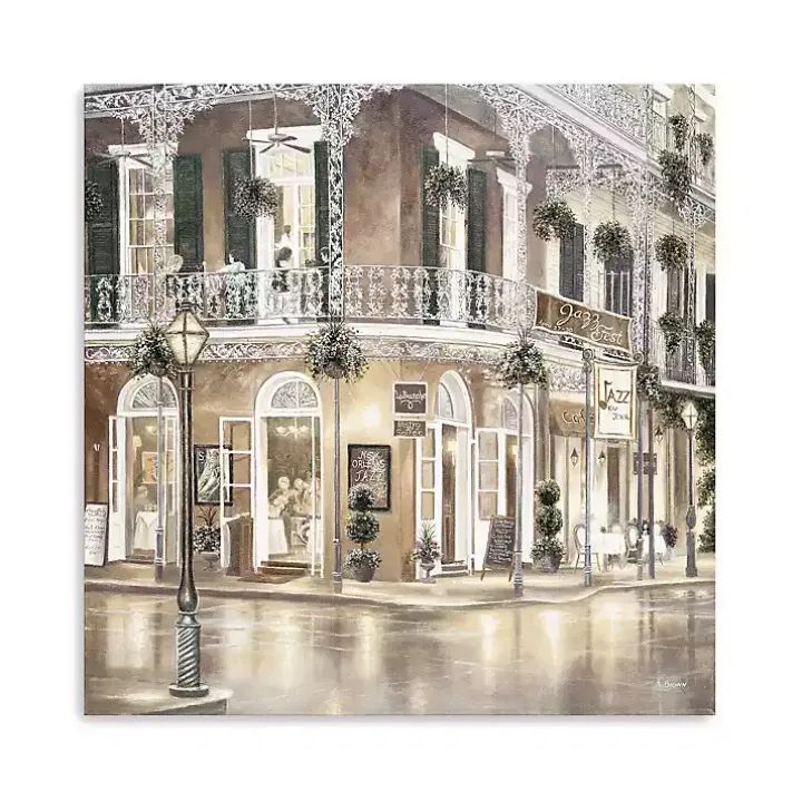 Jazz Street I Canvas Art Print, 30x30 in.