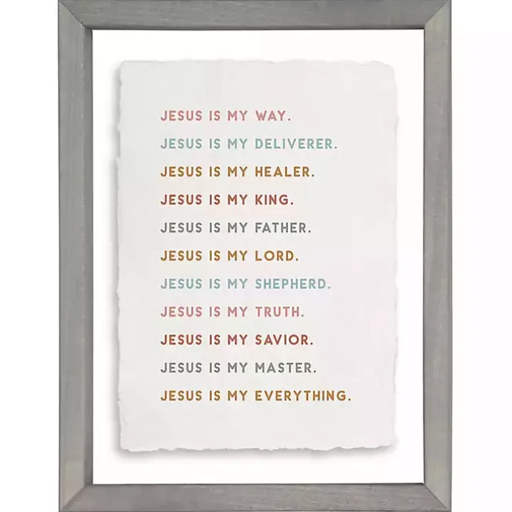 Jesus is My Everything Wall Plaque