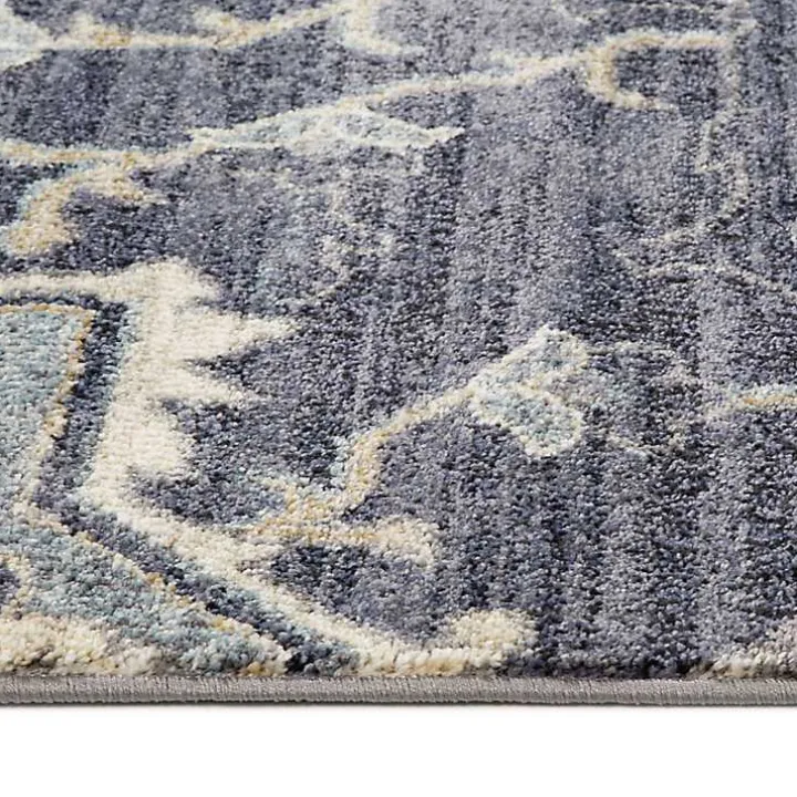 Jordan Eva Purple Medallion Area Rug, 6x9