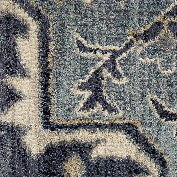 Jordan Eva Purple Medallion Area Rug, 6x9