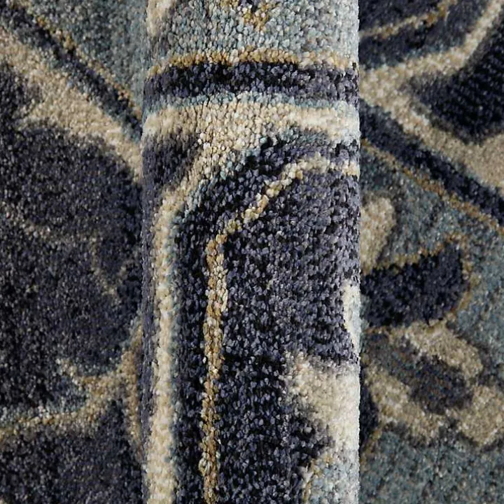 Jordan Eva Purple Medallion Area Rug, 7x10