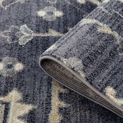 Jordan Eva Purple Medallion Area Rug, 7x10