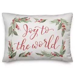 Joy to the World Lumbar Pillow